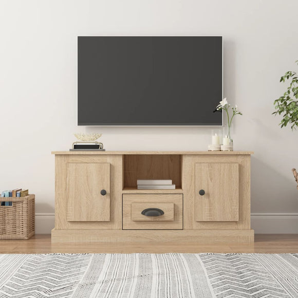 NNEVL TV Cabinet Sonoma Oak 100x35.5x45 cm Engineered Wood
