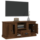 NNEVL TV Cabinet Brown Oak 100x35.5x45 cm Engineered Wood