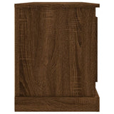 NNEVL TV Cabinet Brown Oak 100x35.5x45 cm Engineered Wood