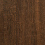 NNEVL TV Cabinet Brown Oak 100x35.5x45 cm Engineered Wood