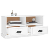 NNEVL TV Cabinet White 93x35.5x45 cm Engineered Wood