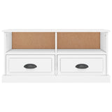 NNEVL TV Cabinet White 93x35.5x45 cm Engineered Wood