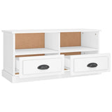 NNEVL TV Cabinet White 93x35.5x45 cm Engineered Wood