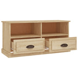 NNEVL TV Cabinet Sonoma Oak 93x35.5x45 cm Engineered Wood