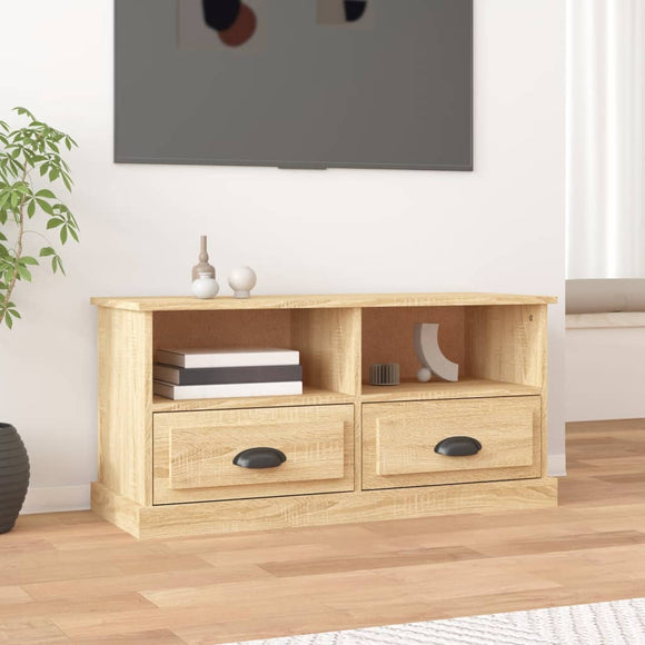 NNEVL TV Cabinet Sonoma Oak 93x35.5x45 cm Engineered Wood