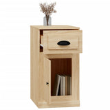 NNEVL Side Cabinet with Drawer Sonoma Oak 40x50x75 cm Engineered Wood