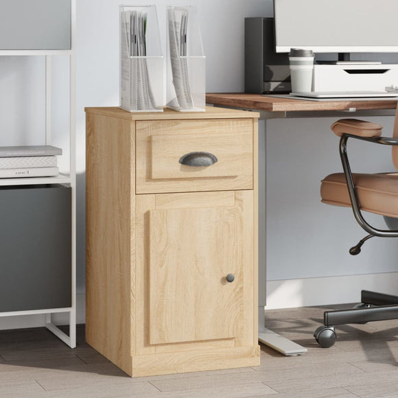 NNEVL Side Cabinet with Drawer Sonoma Oak 40x50x75 cm Engineered Wood