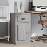NNEVL Side Cabinet with Drawer Grey Sonoma 40x50x75 cm Engineered Wood