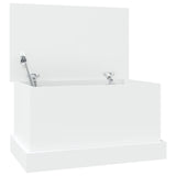 NNEVL Storage Box White 50x30x28 cm Engineered Wood
