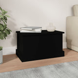 NNEVL Storage Box Black 50x30x28 cm Engineered Wood
