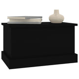 NNEVL Storage Box Black 50x30x28 cm Engineered Wood
