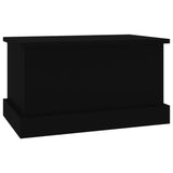 NNEVL Storage Box Black 50x30x28 cm Engineered Wood
