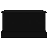 NNEVL Storage Box Black 50x30x28 cm Engineered Wood