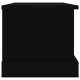 NNEVL Storage Box Black 50x30x28 cm Engineered Wood