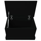 NNEVL Storage Box Black 50x30x28 cm Engineered Wood
