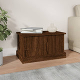 NNEVL Storage Box Brown Oak 50x30x28 cm Engineered Wood