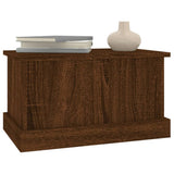 NNEVL Storage Box Brown Oak 50x30x28 cm Engineered Wood