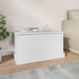 NNEVL Storage Box White 70x40x38 cm Engineered Wood