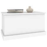 NNEVL Storage Box White 70x40x38 cm Engineered Wood