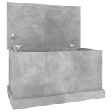NNEVL Storage Box Concrete Grey 70x40x38 cm Engineered Wood