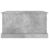 NNEVL Storage Box Concrete Grey 70x40x38 cm Engineered Wood
