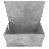 NNEVL Storage Box Concrete Grey 70x40x38 cm Engineered Wood