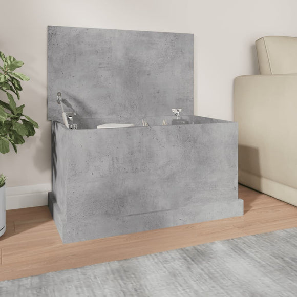 NNEVL Storage Box Concrete Grey 70x40x38 cm Engineered Wood