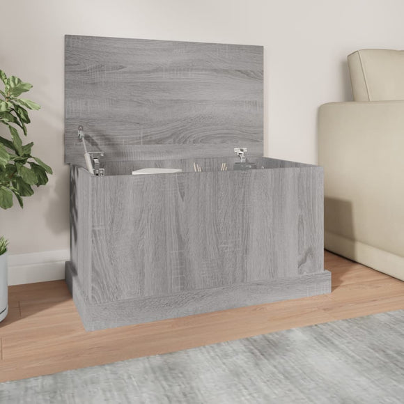 NNEVL Storage Box Grey Sonoma 70x40x38 cm Engineered Wood