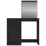 NNEVL Dressing Table with Mirror Black 90x50x132.5 cm Engineered Wood