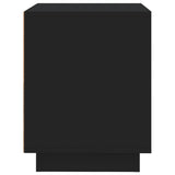 NNEVL Bedside Cabinets 2 pcs Black 44x35x45 cm Engineered Wood