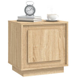 NNEVL Bedside Cabinet Sonoma Oak 44x35x45 cm Engineered Wood