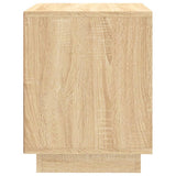 NNEVL Bedside Cabinet Sonoma Oak 44x35x45 cm Engineered Wood