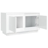 NNEVL TV Cabinet High Gloss White 80x35x45 cm Engineered Wood