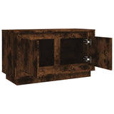 NNEVL TV Cabinet Smoked Oak 80x35x45 cm Engineered Wood