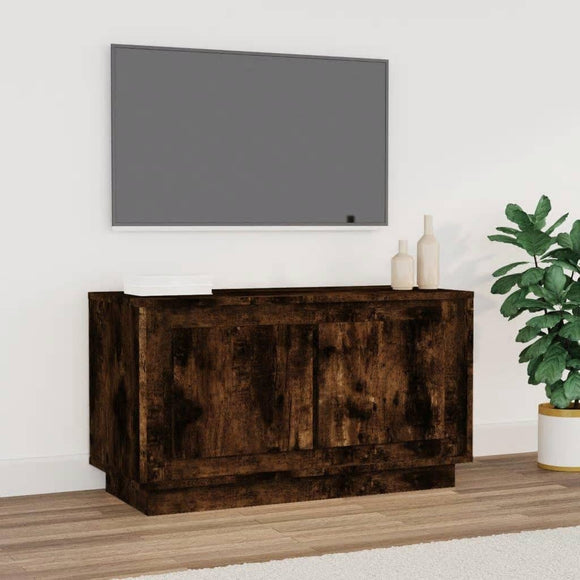 NNEVL TV Cabinet Smoked Oak 80x35x45 cm Engineered Wood