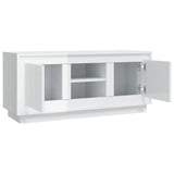 NNEVL TV Cabinet High Gloss White 102x35x45 cm Engineered Wood