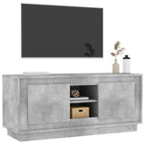 NNEVL TV Cabinet Concrete Grey 102x35x45 cm Engineered Wood