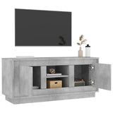 NNEVL TV Cabinet Concrete Grey 102x35x45 cm Engineered Wood