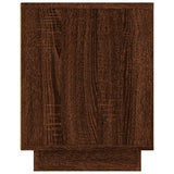 NNEVL TV Cabinet Brown Oak 102x35x45 cm Engineered Wood