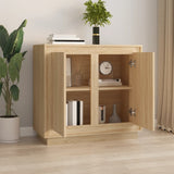NNEVL Sideboard Sonoma Oak 80x34x75 cm Engineered Wood