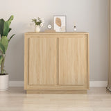 NNEVL Sideboard Sonoma Oak 80x34x75 cm Engineered Wood
