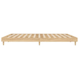 NNEVL Bed Frame Sonoma Oak 183x203 cm King Size Engineered Wood