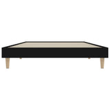 NNEVL Bed Frame Black 92x187 cm Single Bed Size Engineered Wood