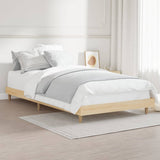 NNEVL Bed Frame Sonoma Oak 92x187 cm Single Bed Size Engineered Wood