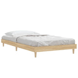NNEVL Bed Frame Sonoma Oak 92x187 cm Single Bed Size Engineered Wood