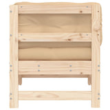 NNEVL Corner Sofa with Cushions Solid Wood Pine
