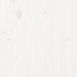 NNEVL Corner Sofa with Cushions White Solid Wood Pine