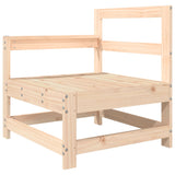 NNEVL Garden Chair with Cushions Solid Wood Pine