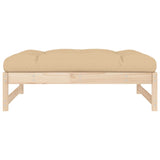 NNEVL Garden Footstool 120x80 cm Solid Wood Pine
