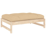 NNEVL Garden Footstool 120x80 cm Solid Wood Pine